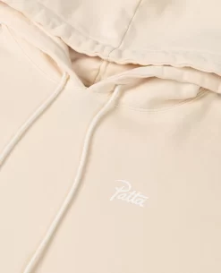 Patta Femme Basic Hooded Sweater (Pearled Ivory) -Outfit Verkoop vanilla hoodie3 scaled