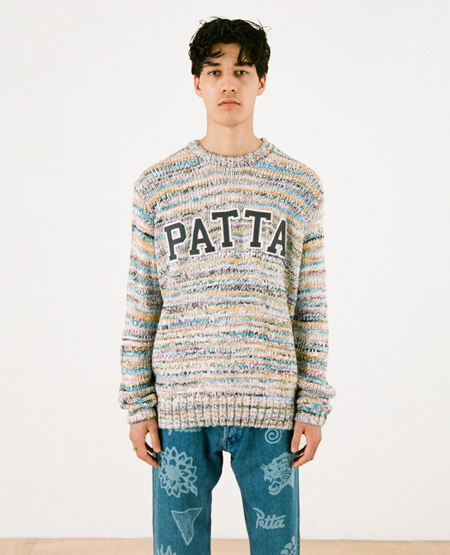 Patta Hippie Knitted Sweater (Multi) 2 Patta Hippie Knitted Sweater (Multi) - Afbeelding 2