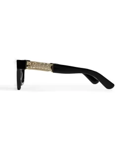 Patta Gold Stamp Sunglasses (Black) -Outfit Verkoop STAMP SUNGLASSES 001 004 scaled